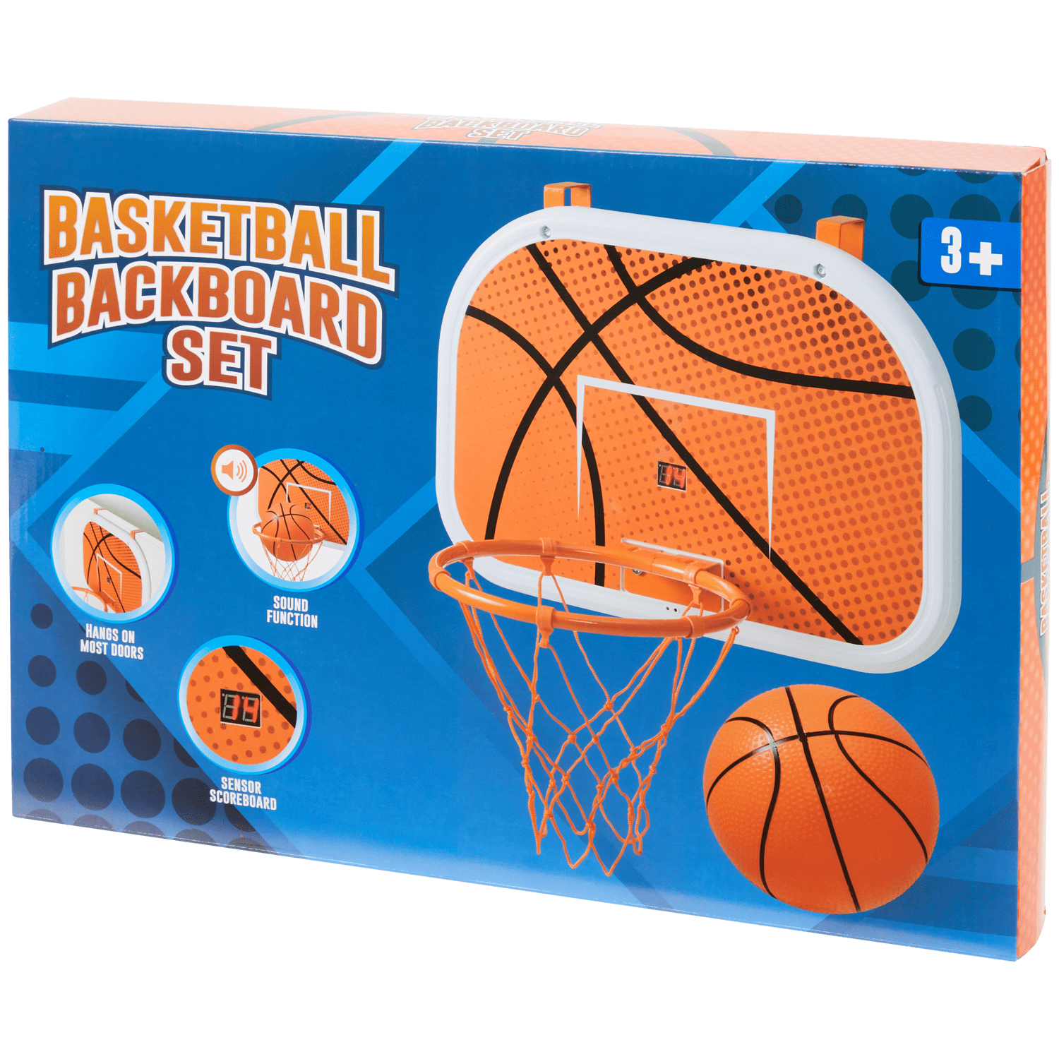 Panier De Basket Enfant Intérieur 30x40 Cm – Panneau Pliable Avec Marqueur De Score, 2 Ballons Et Accessoires – Jeu Sportif Pour Maison Et Bureau