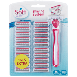 Mini-rasoir Soft Touch De Voyage - Rose - Épilateur Compact - Neuf