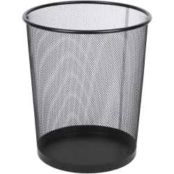 Corbeille à Papier Danube 12L Gris - Design Ajouré Pour Bureau Ou Maison