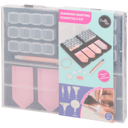 Plateau De Peinture Diamant - Organisateur Outils DIY - Anti-déversement - 25x20x2cm - Rouge