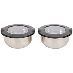 Set Di 3 Ciotole In Acciaio Inox Effetto Gunmetal - Eleganti E Perfette Per Salse E Snack! - Foto 5