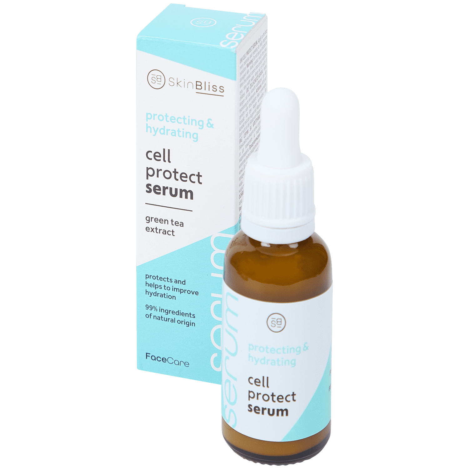 Serum Lissant Anti-rides SkinBliss à La Vitamine E - Lot De 2 Flacons 30ml, Naturel, Fabriqué En France