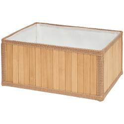 Scatole In Bambù Naturale 23x8x6 Cm - Confezione Da 24 Unità, Per Oggetti E Decorazioni