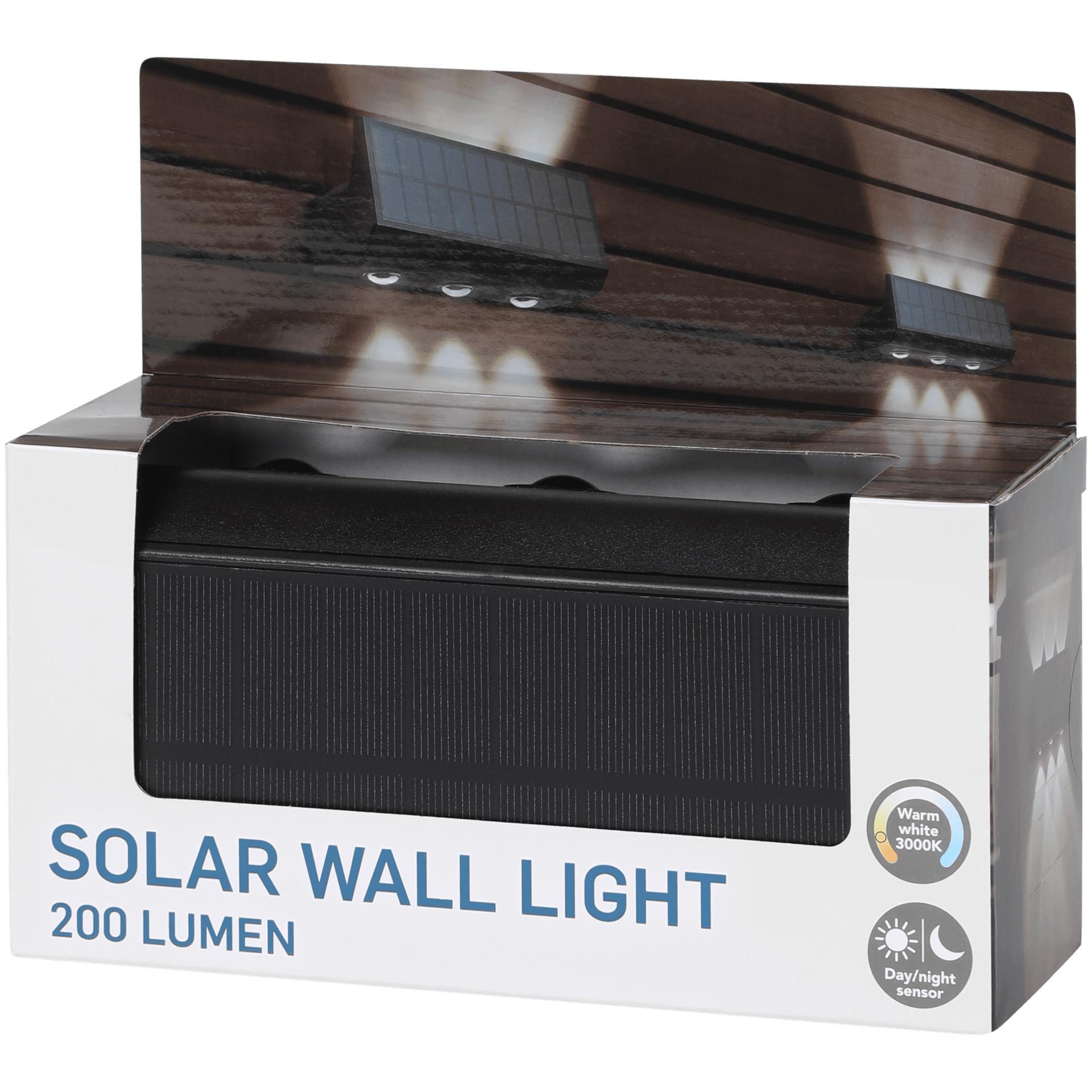 Solar wandlamp