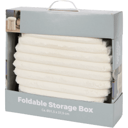 Hocker mit Stauraum – 39,5 x 71 x 38,5 cm, Weiß
