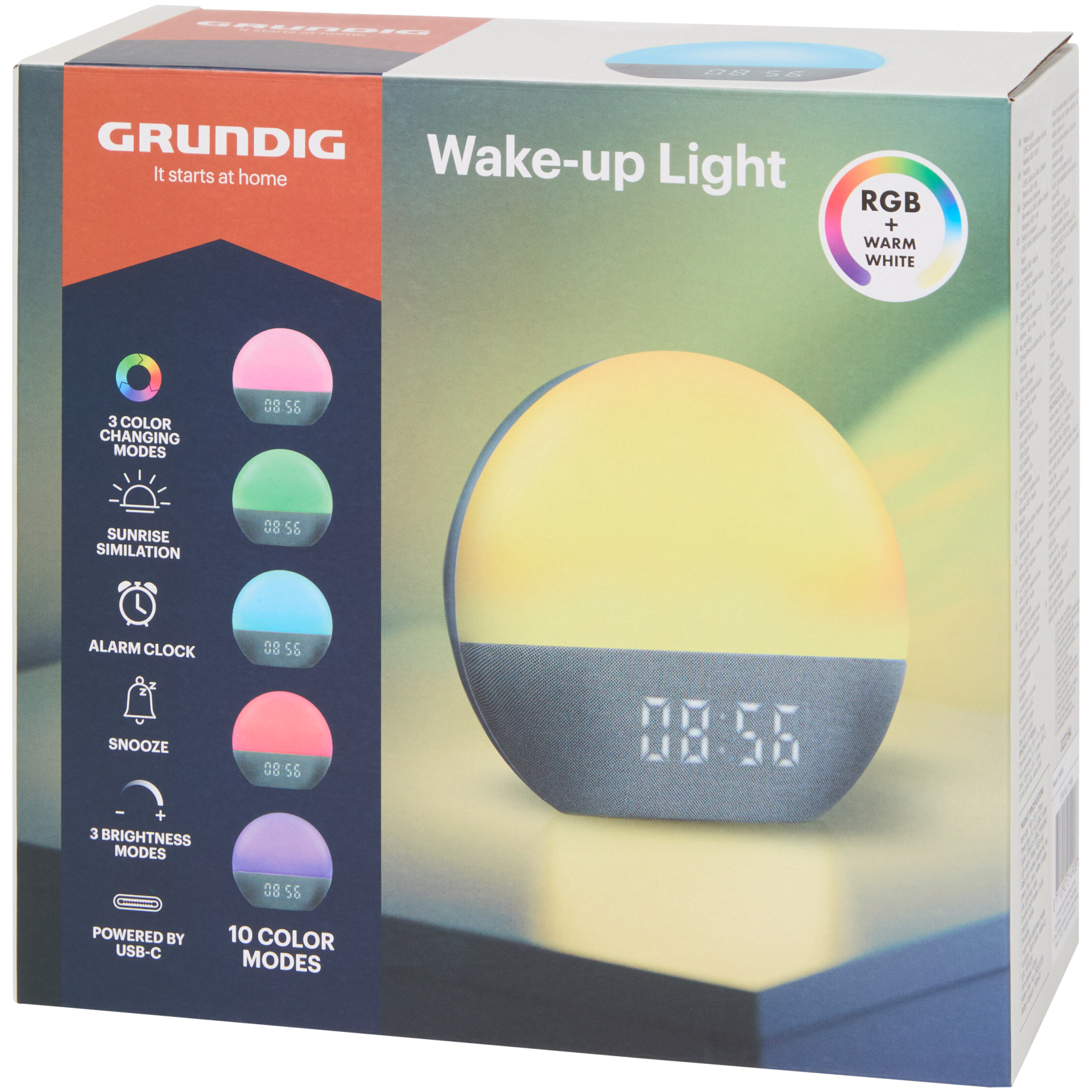 Grundig wake-up light met wekker