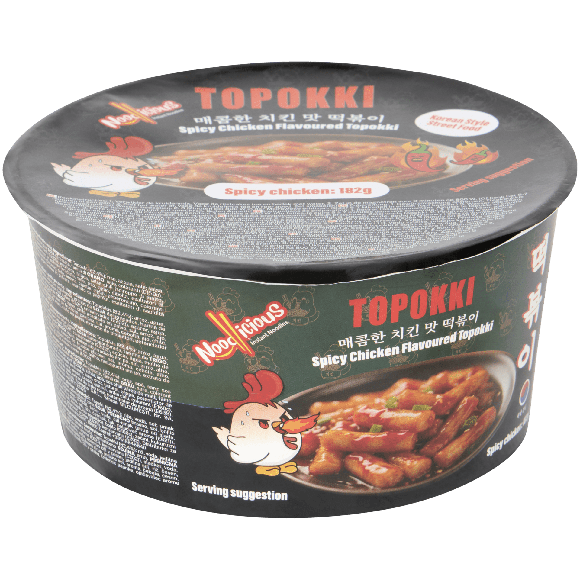 Noodlicious topokki Spicy Chicken