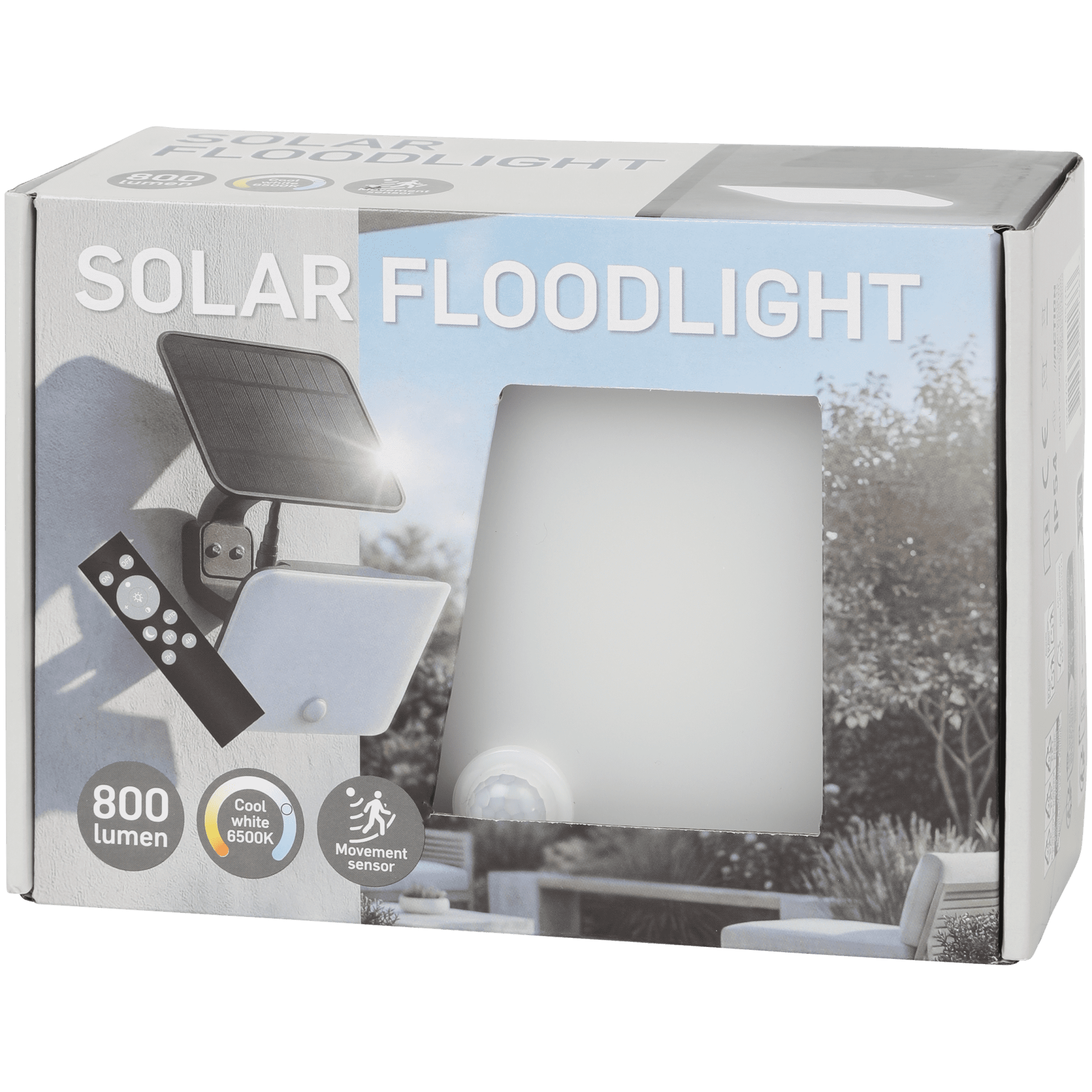Solar schijnwerper met sensor
