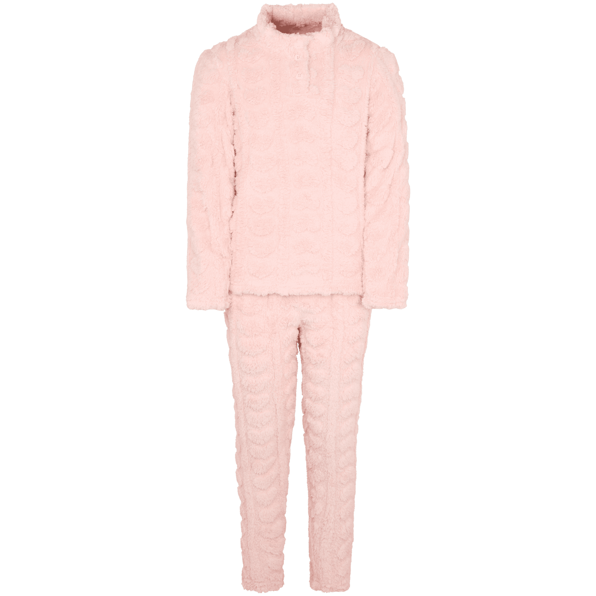 Meisjes fluffy huispak 2-delig