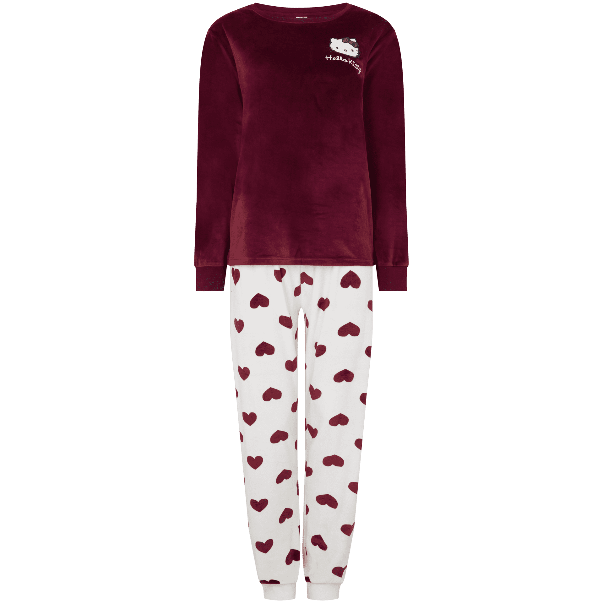 Dames velours pyjama