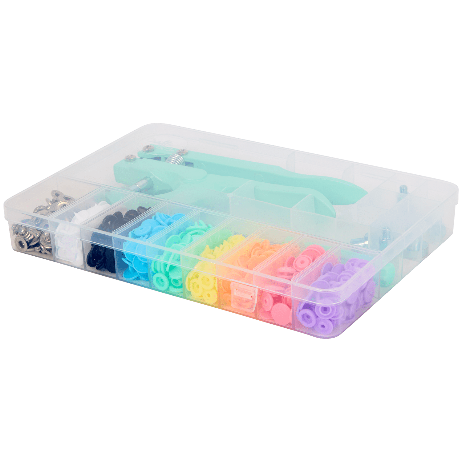 Kit Boutons-Pression Keadic 408 Pièces - Pince Incluse Pour DIY