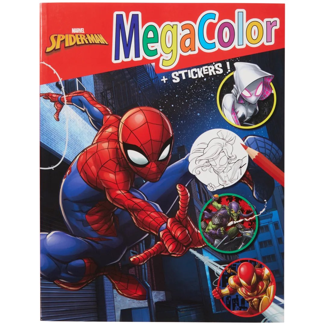 Livro de colorir com autocolantes