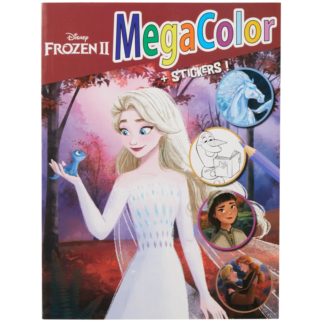 Livro de colorir com autocolantes