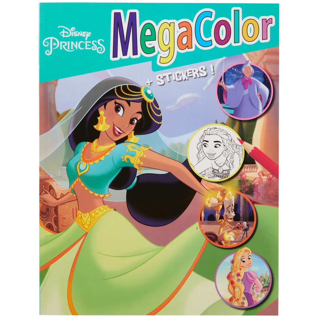 Livro de colorir com autocolantes