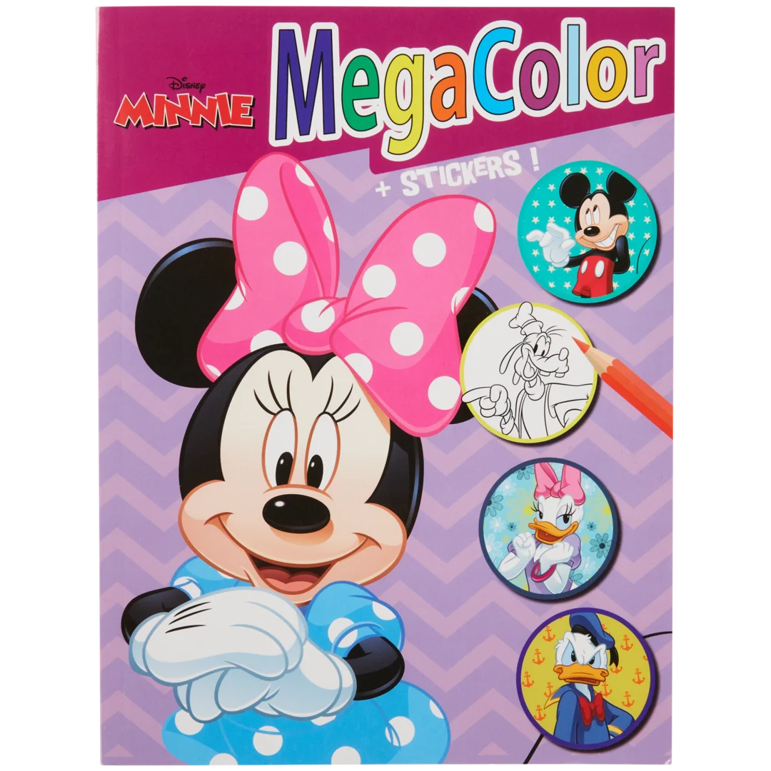 Livro de colorir com autocolantes