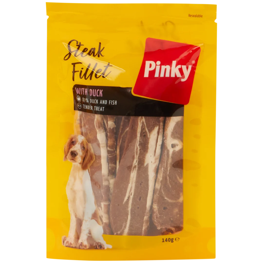 Snacks para cães Pinky Steak Fillets 1