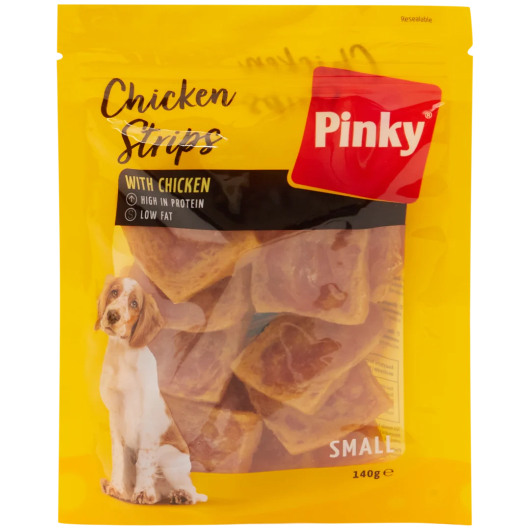 Snacks para cães Pinky Chicken Strips