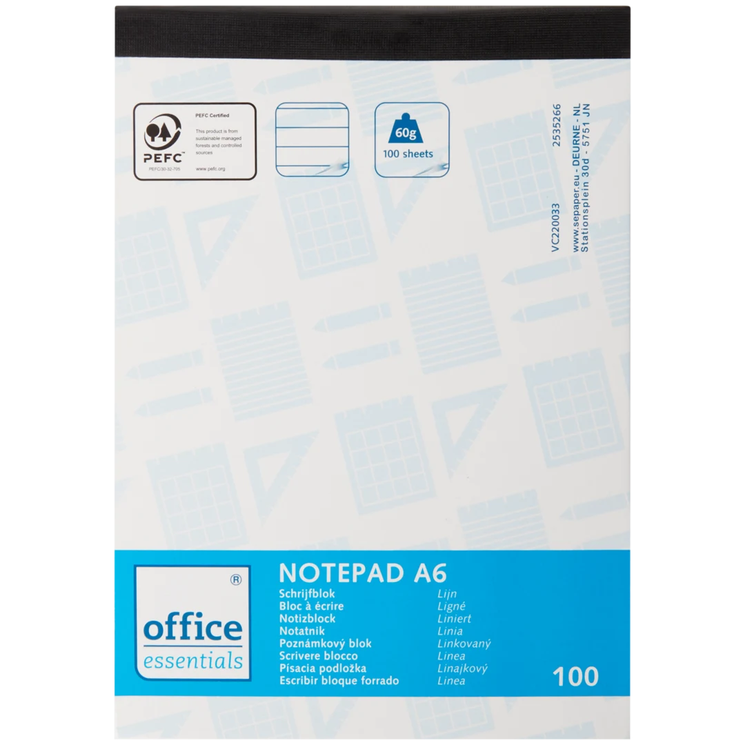 Notatniki A6 Office Essentials  2