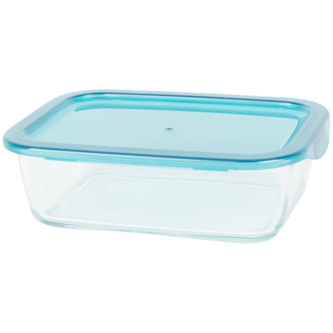 Boîte de conservation en verre avec couvercle