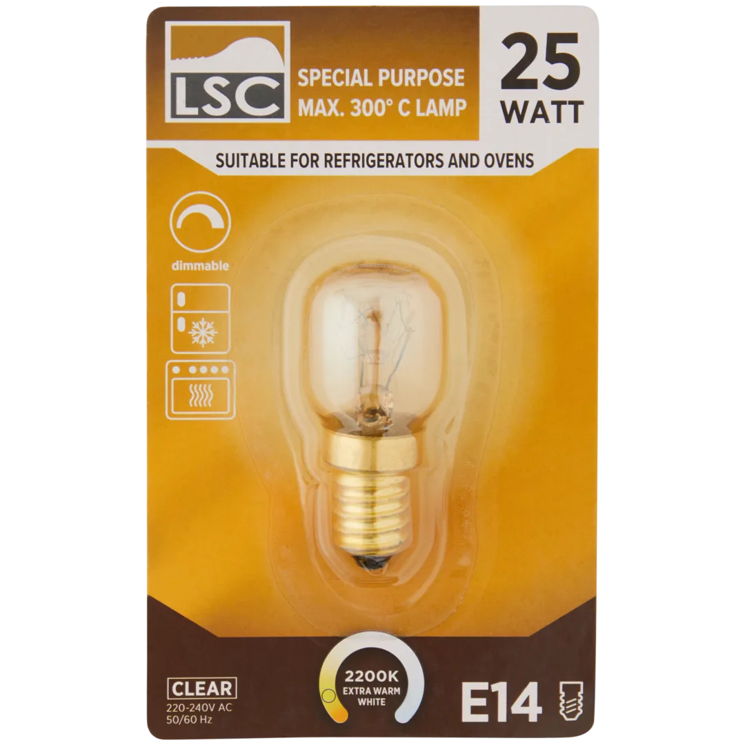 Ampoule four/réfrigérateur T25 LSC