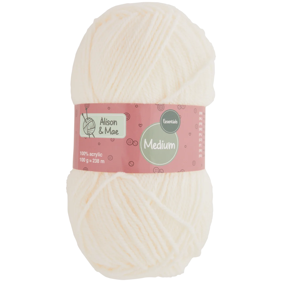 Fio de tricô Alison & Mae Branco