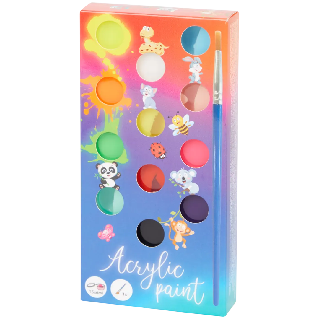 Kit de tintas acrílicas 3