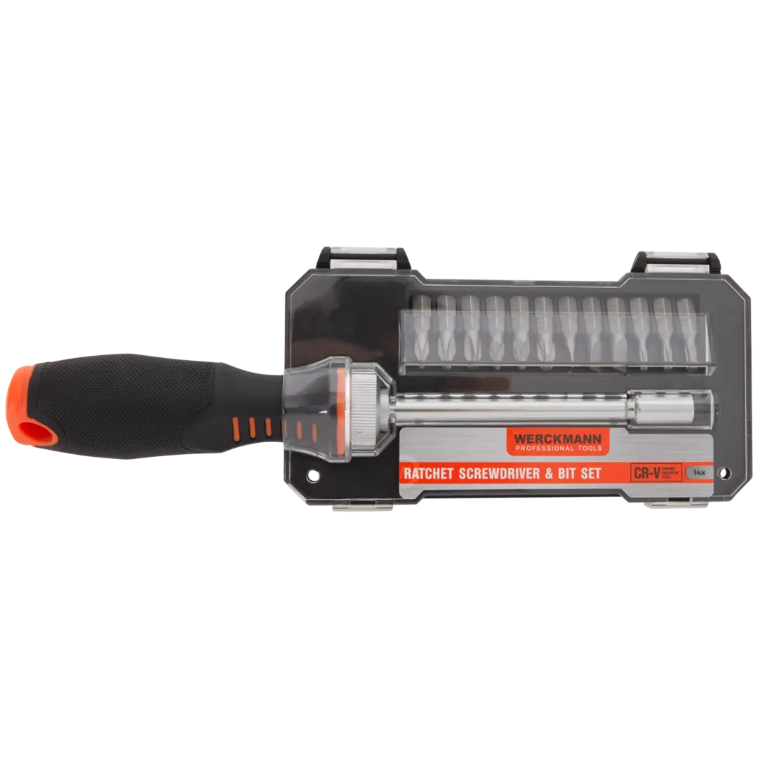 Jogo de chave de fendas de roquete e pontas Werckmann 3