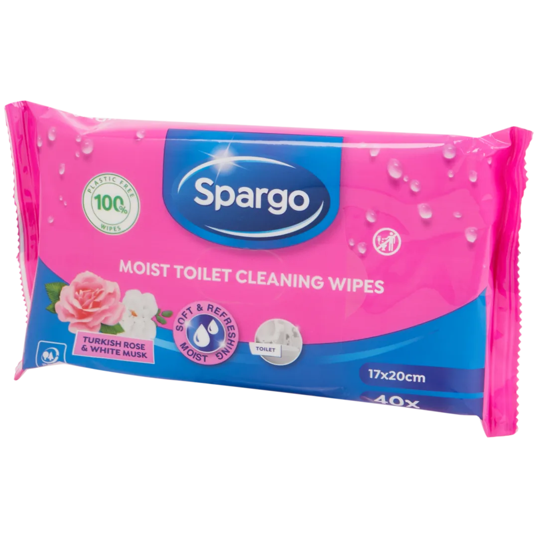 Toalhitas de limpeza para WC Spargo