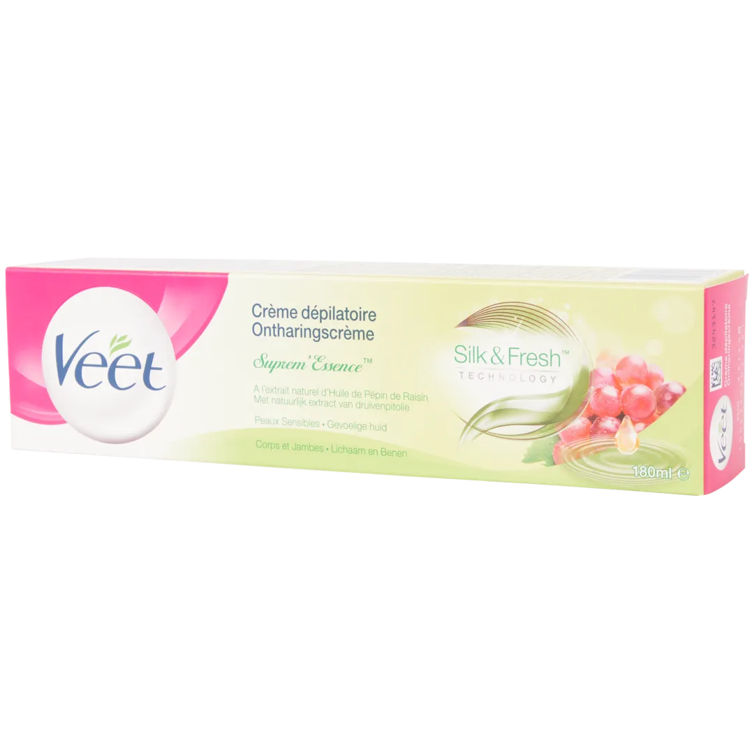 Veet Suprem' Essence ontharingscrème Silk & Fresh