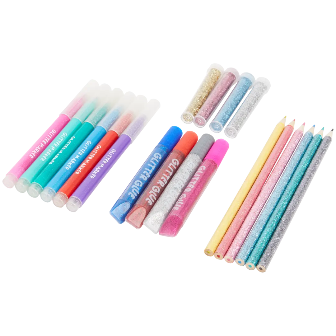 Ensemble de coloriage à paillettes
