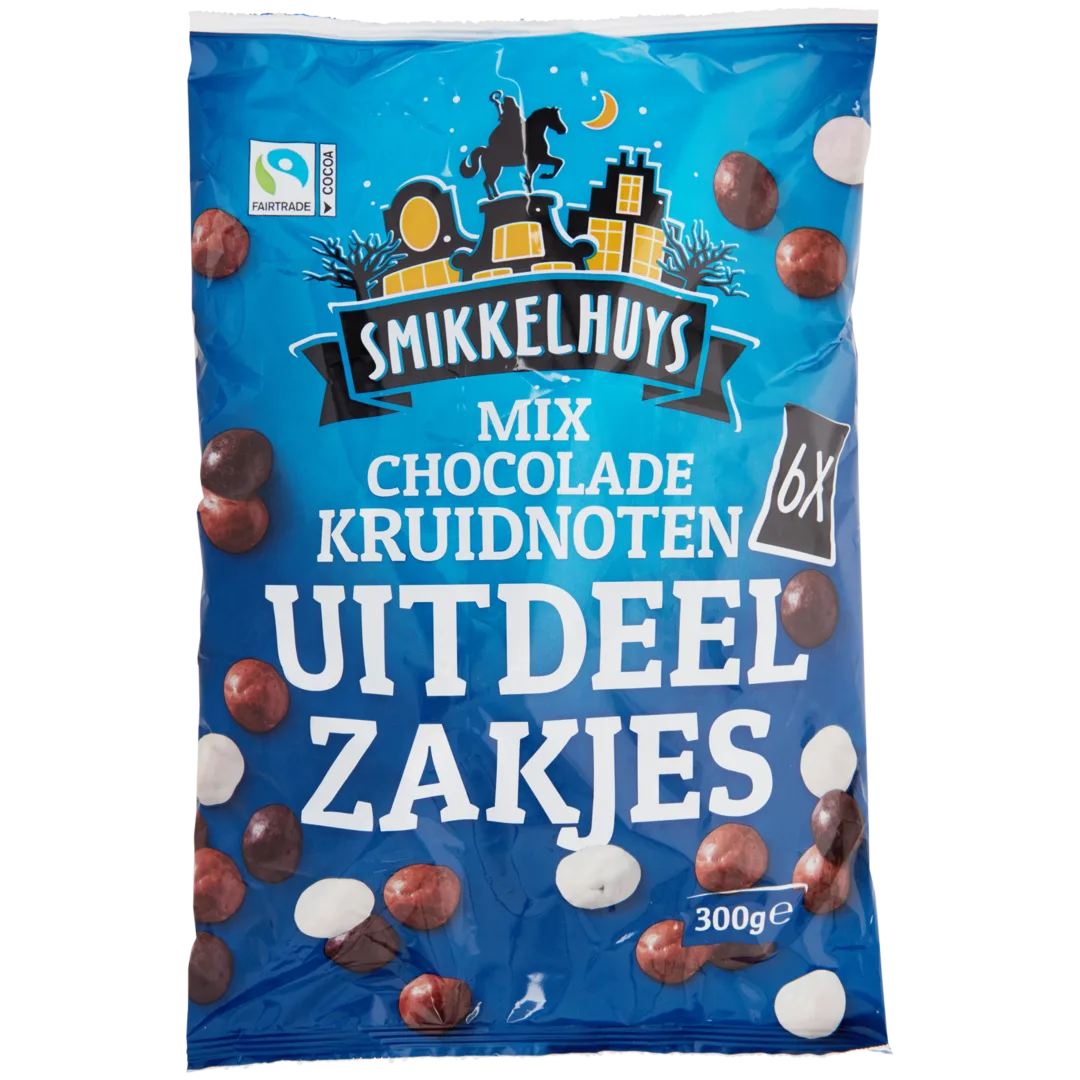 Smikkelhuys chocolade kruidnoten uitdeelzak 1