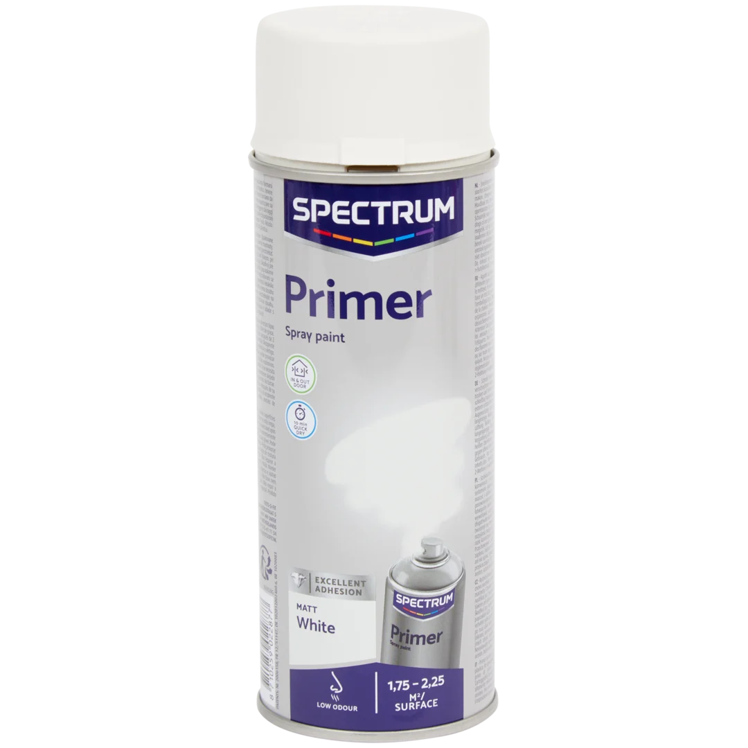 Spectrum primer spuitverf mat wit