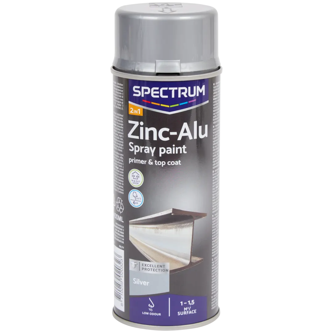 Spectrum Sprühfarbe Zink-Alu Silber