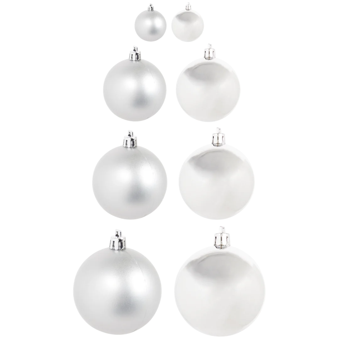 Boules de Noël en plastique 1