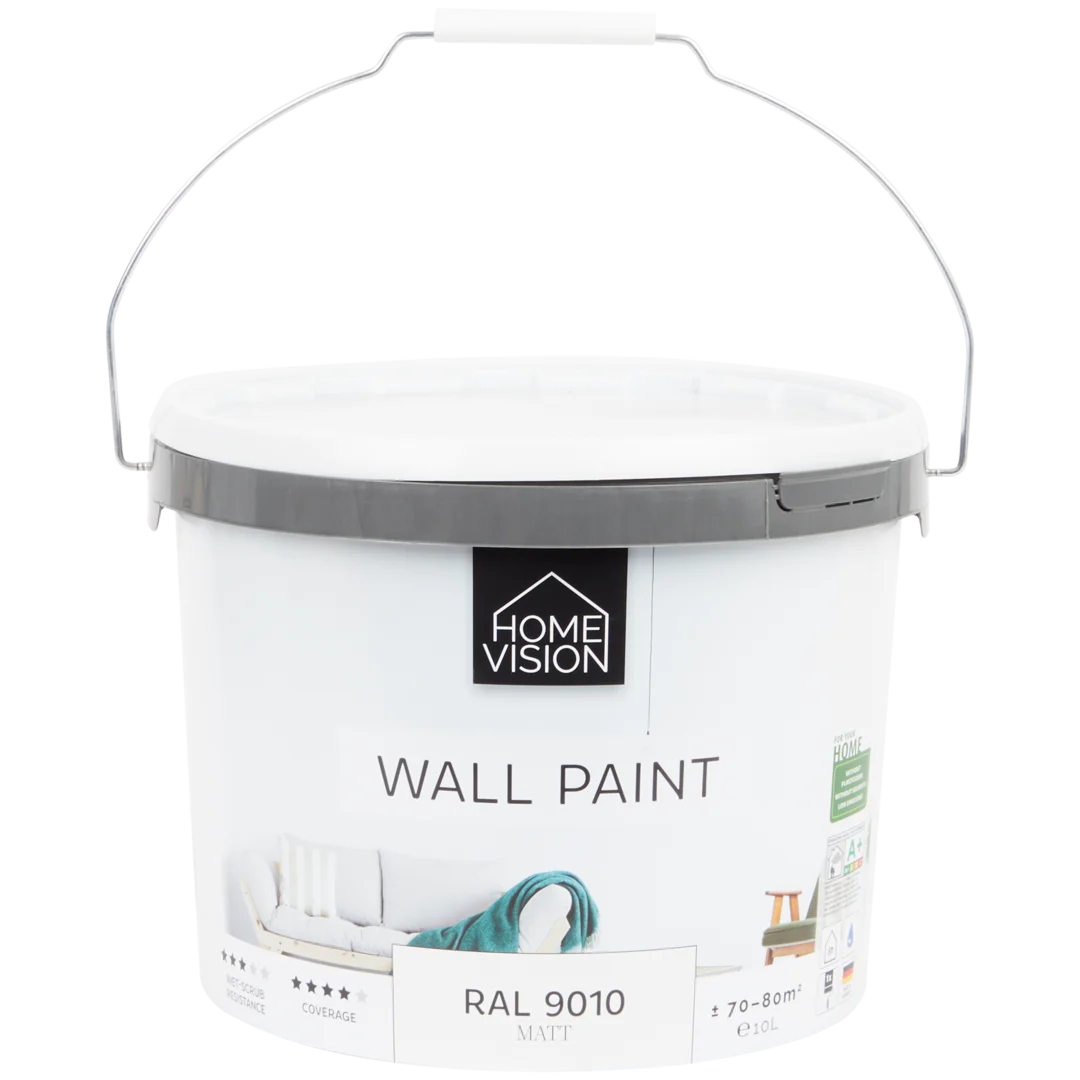 Home Vision Matte Wandfarbe RAL 9010