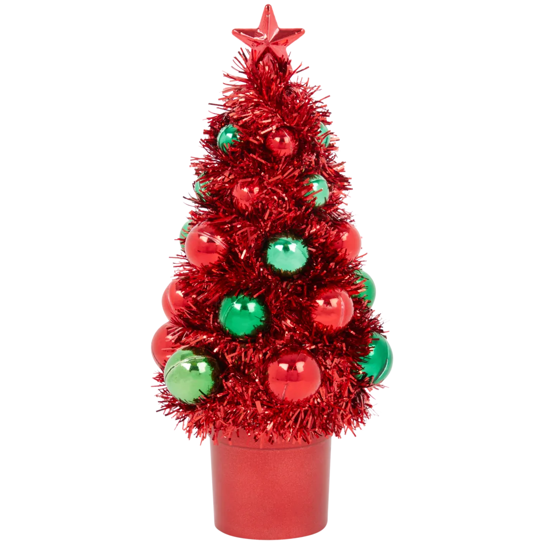 Mini árvore de Natal com bolas 2