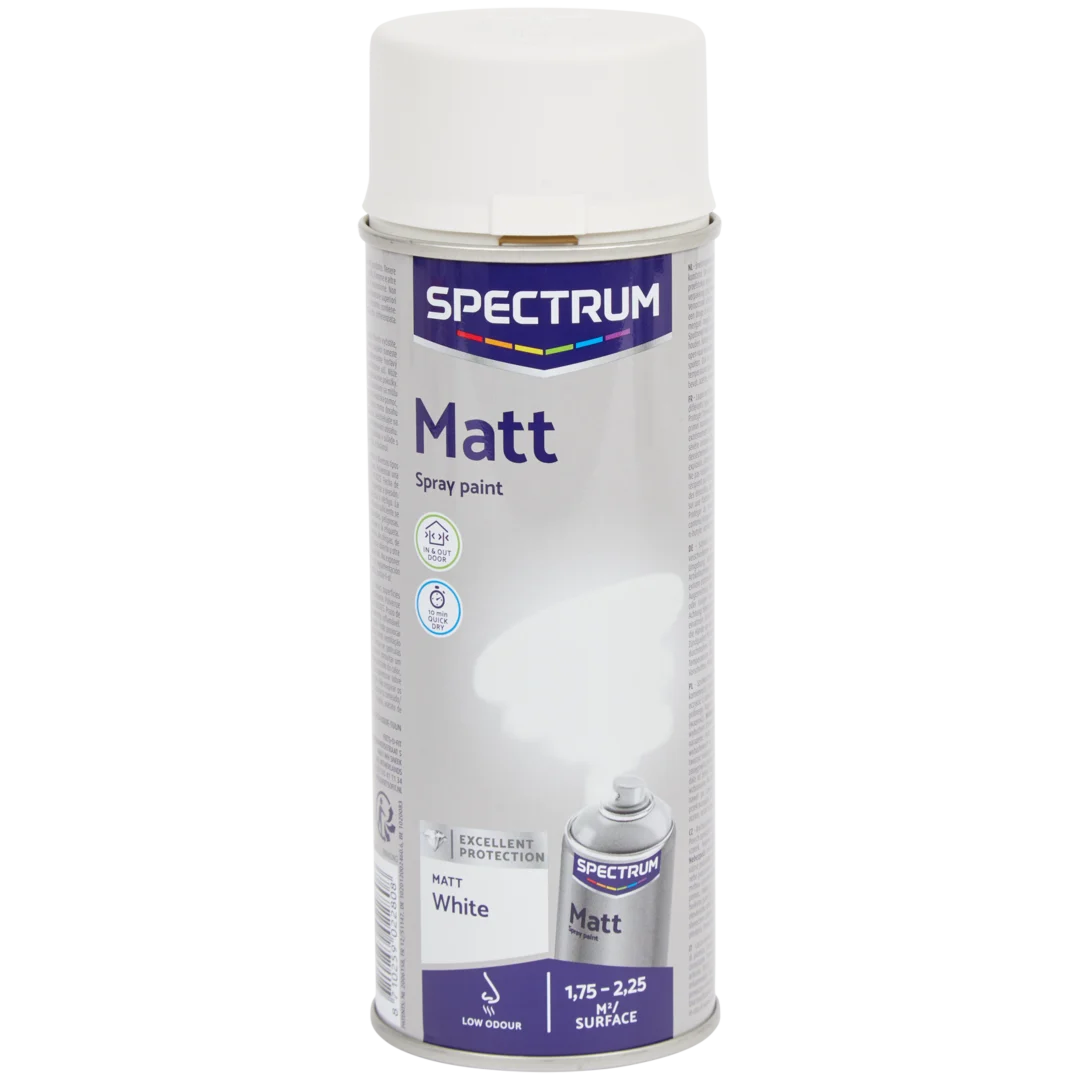 Spectrum spuitverf mat wit