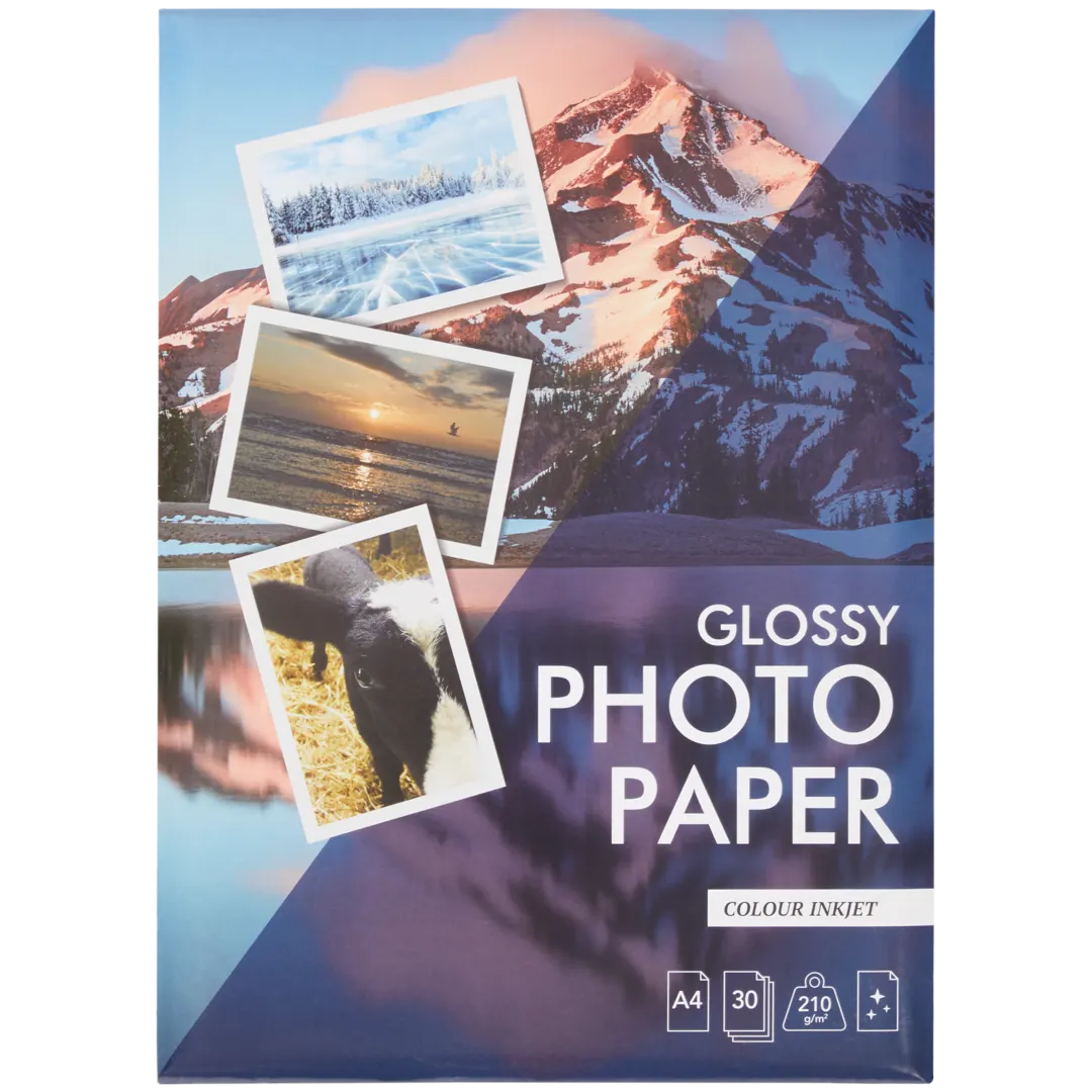 Glänzendes Fotopapier A4 1