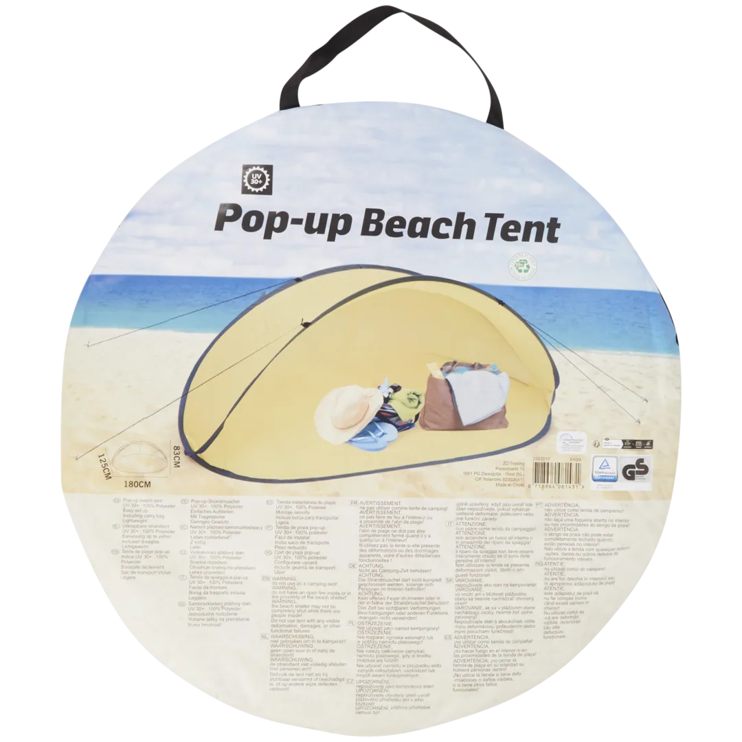 Tente de plage avec protection UV