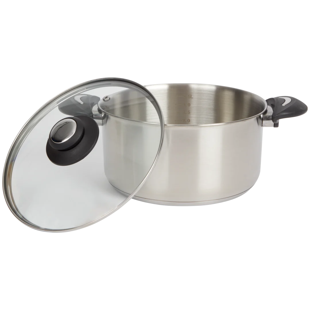 Casseruola con coperchio in vetro Sola 1