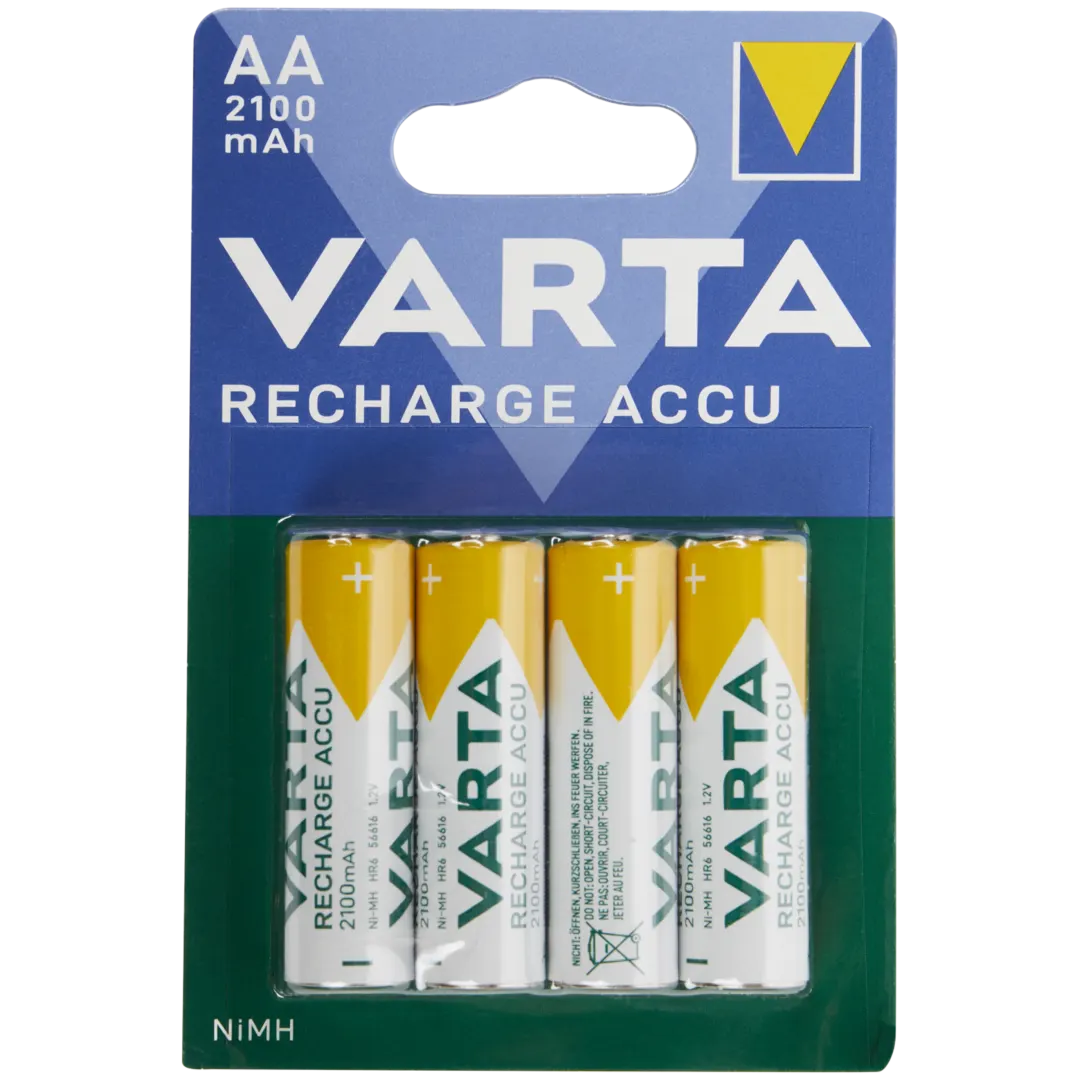 Pilhas Varta AA recarregável 1