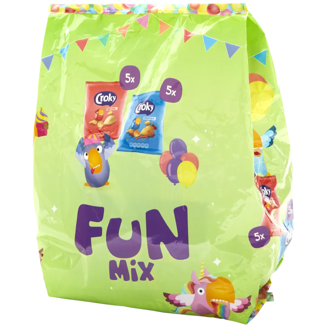 Croky uitdeelzak Fun Mix