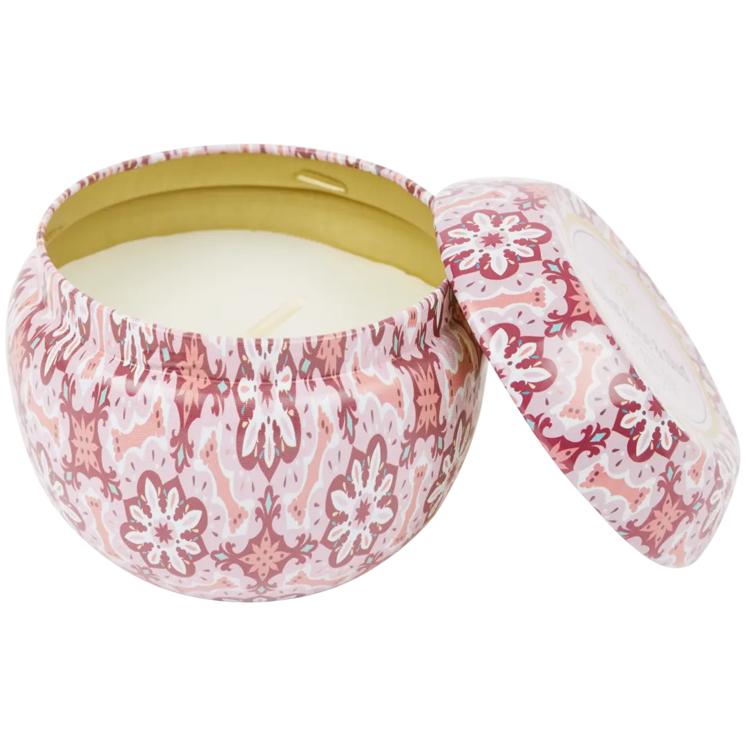 Vela aromática em lata