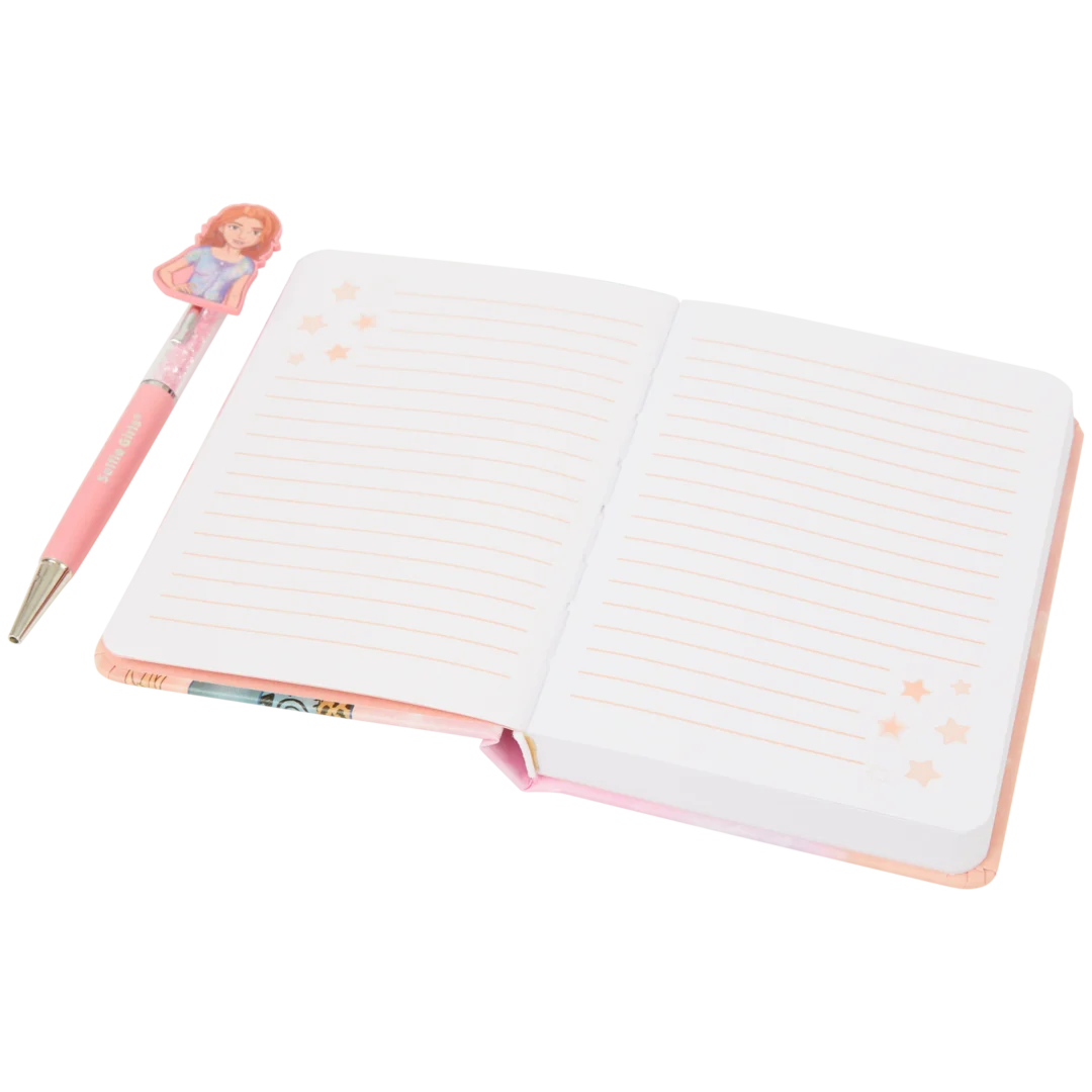 Caderno com caneta Selfie Girls