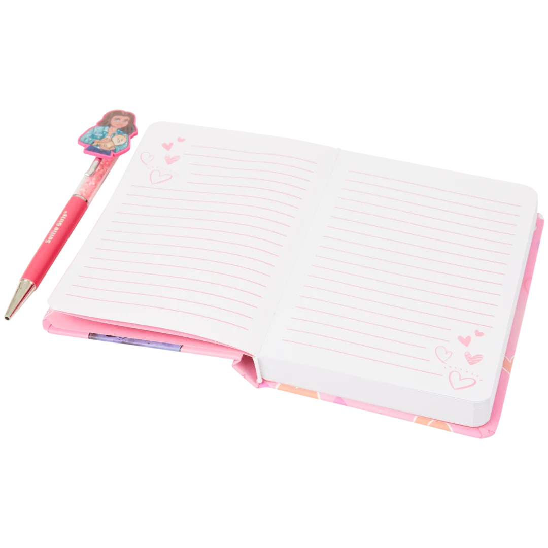 Caderno com caneta Selfie Girls