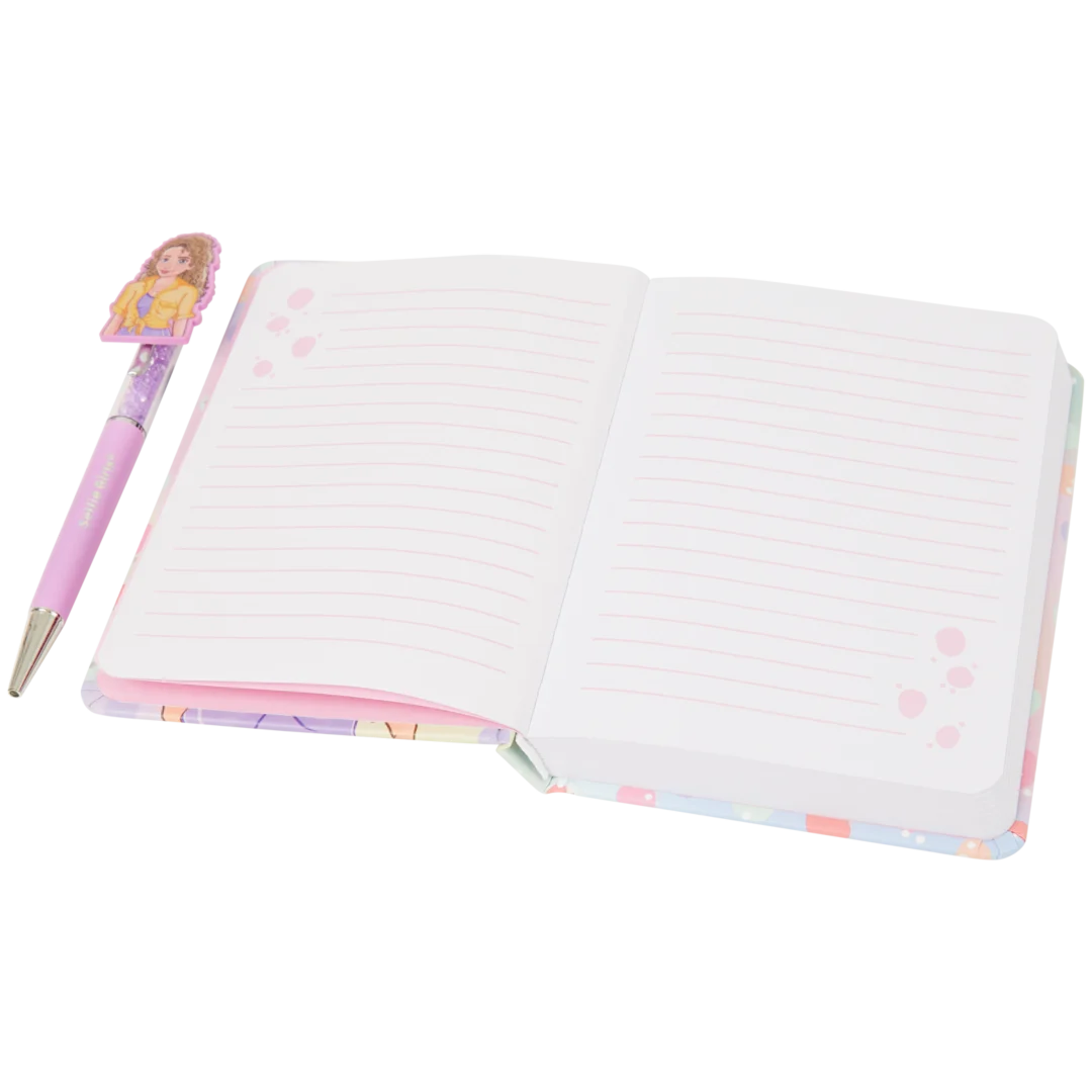 Caderno com caneta Selfie Girls