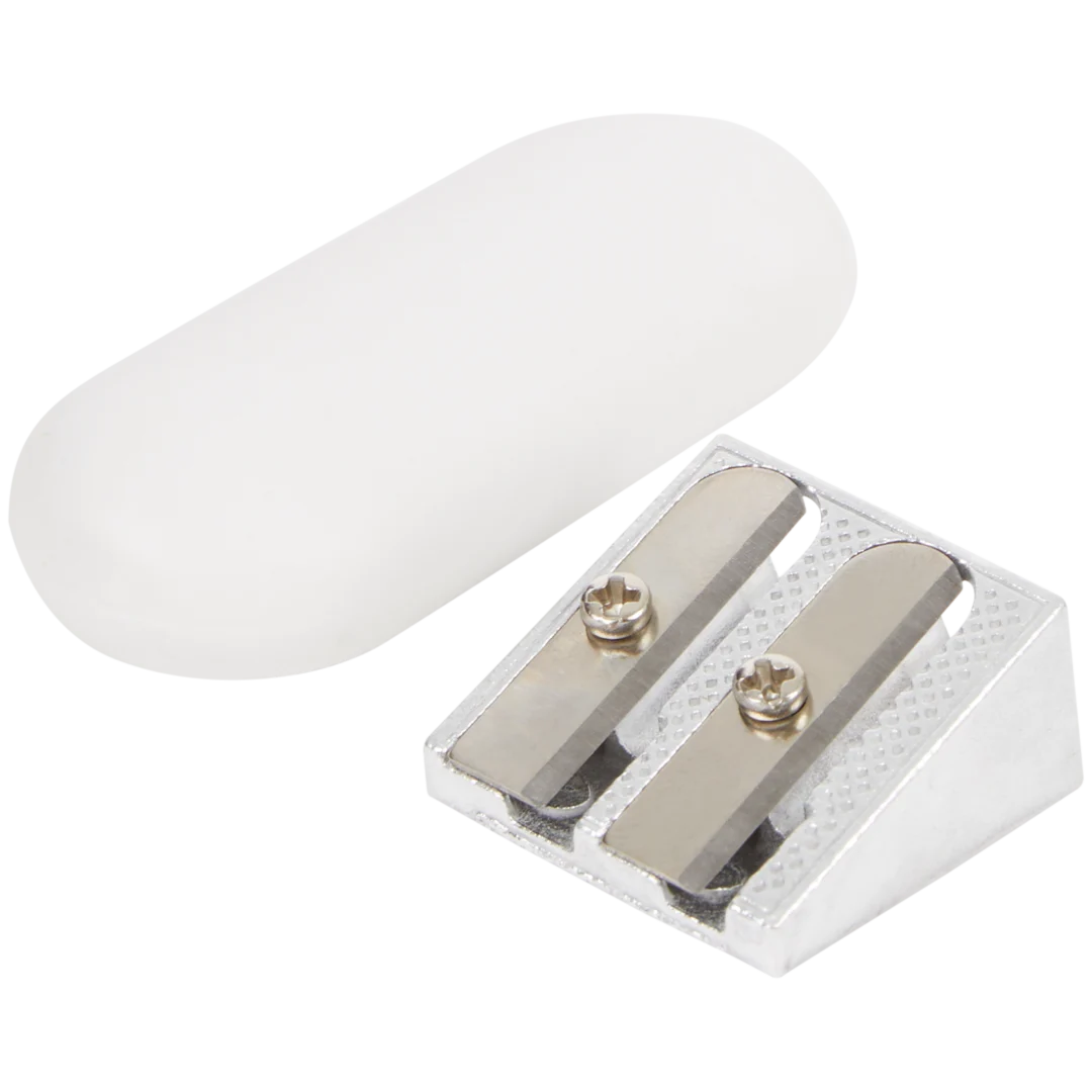 Taille-crayon et gomme Office Essentials