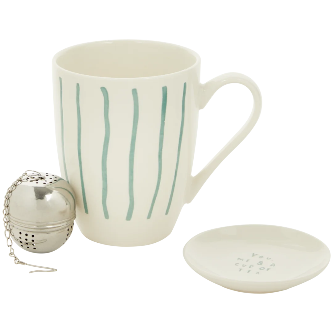 Conjunto de chávena de chá 3