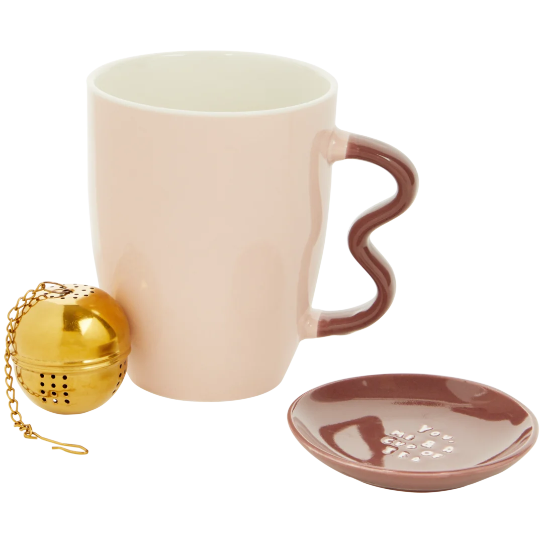 Conjunto de chávena de chá 2