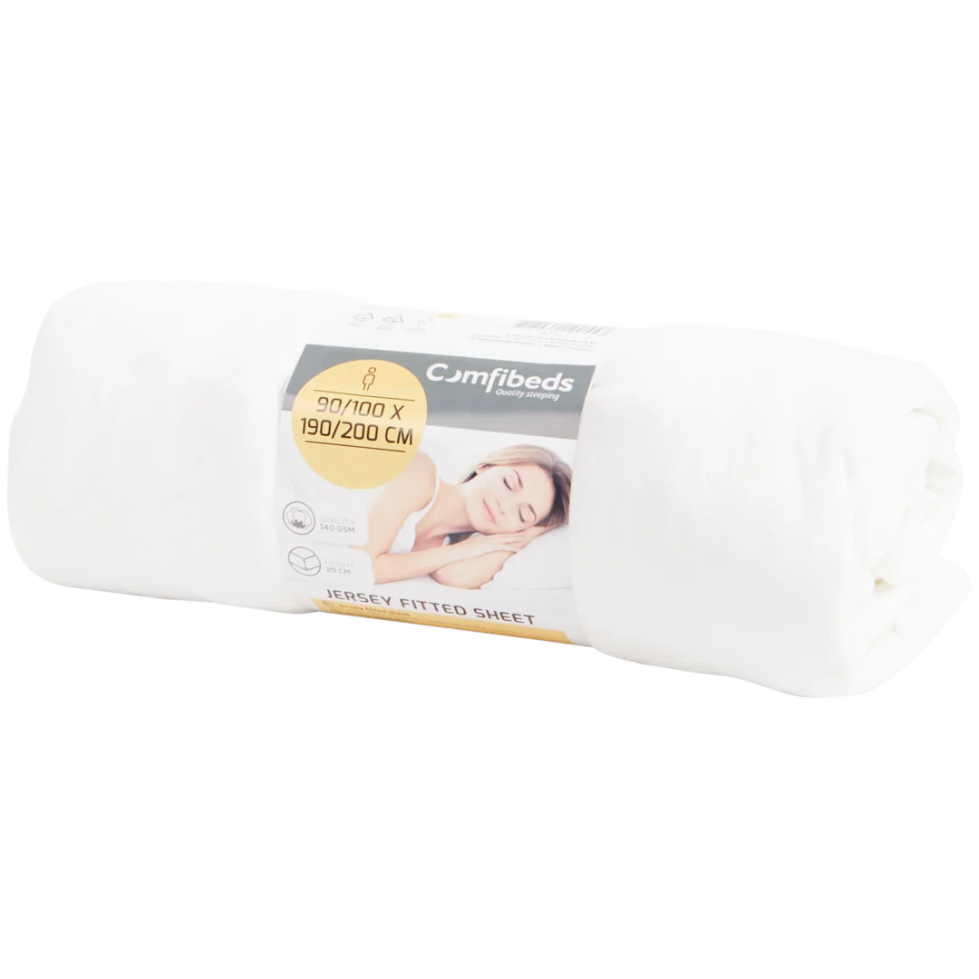 Drap-housse en jersey Comfibeds Blanc
